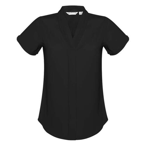 WORKWEAR, SAFETY & CORPORATE CLOTHING SPECIALISTS - Ladies Madison Short Sleeve Blouse