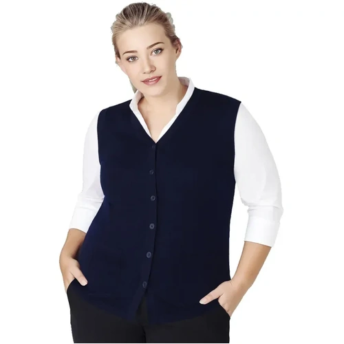 WORKWEAR, SAFETY & CORPORATE CLOTHING SPECIALISTS Womens Button Front Vest