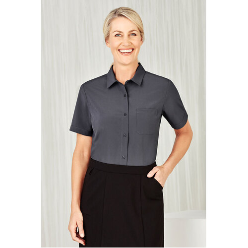 WORKWEAR, SAFETY & CORPORATE CLOTHING SPECIALISTS - Florence Womens Plain Short Sleeve Shirt