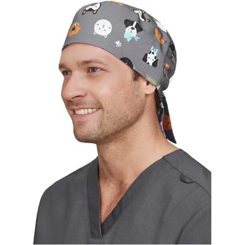 WORKWEAR, SAFETY & CORPORATE CLOTHING SPECIALISTS - Printed Unisex Scrub Cap