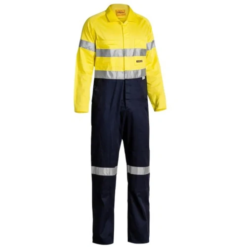 WORKWEAR, SAFETY & CORPORATE CLOTHING SPECIALISTS 2 Tone Hi Vis Lightweight Coveralls 3M Reflective Tape 