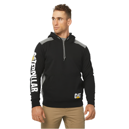 WORKWEAR, SAFETY & CORPORATE CLOTHING SPECIALISTS - Logo Panel Hooded Sweatshirt