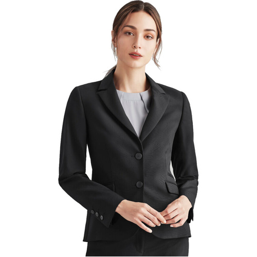 WORKWEAR, SAFETY & CORPORATE CLOTHING SPECIALISTS - Comfort Wool - Womens 2 Button Mid Length Jacket