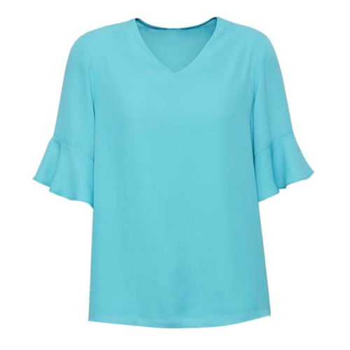 WORKWEAR, SAFETY & CORPORATE CLOTHING SPECIALISTS - Boulevard - Aria Fluted Sleeve Blouse