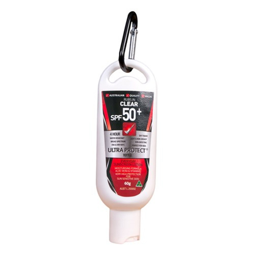 WORKWEAR, SAFETY & CORPORATE CLOTHING SPECIALISTS - Ultra Protect SPF50+ Sunscreen 60ml Clip-On (Trayed)