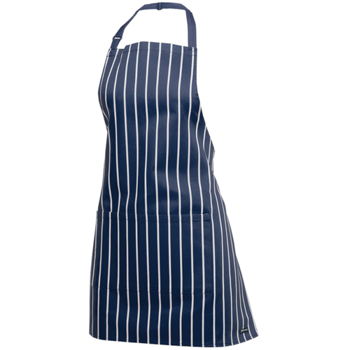 WORKWEAR, SAFETY & CORPORATE CLOTHING SPECIALISTS JBS 5A  65 X 71 STRIPED BUTCHERS BIB APRON