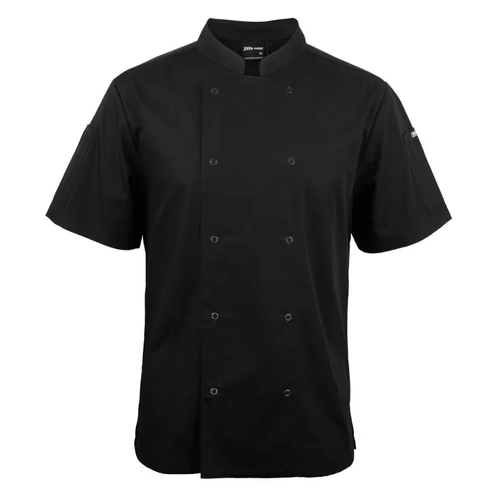 WORKWEAR, SAFETY & CORPORATE CLOTHING SPECIALISTS - Jb'S S/S Snap Button Chefs Jacket