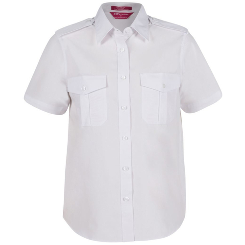 WORKWEAR, SAFETY & CORPORATE CLOTHING SPECIALISTS JB's Ladies Short Sleeve Epaulette Shirt