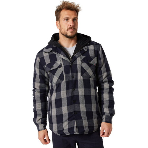 WORKWEAR, SAFETY & CORPORATE CLOTHING SPECIALISTS - QUILTED MENS FLANNEL JACKET