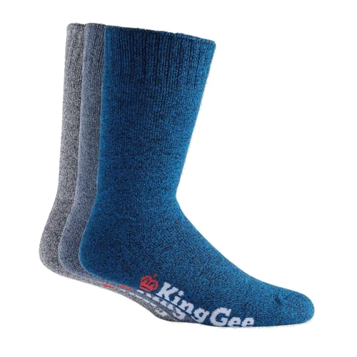 WORKWEAR, SAFETY & CORPORATE CLOTHING SPECIALISTS SOCK BAMBOO 3 PACK