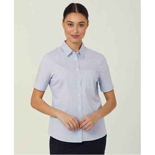 WORKWEAR, SAFETY & CORPORATE CLOTHING SPECIALISTS AVIGNON STRIPE SHORT SLEEVE SHIRT