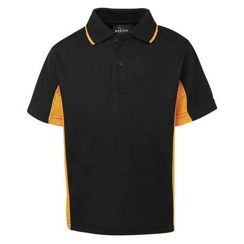 WORKWEAR, SAFETY & CORPORATE CLOTHING SPECIALISTS Podium Kids Contrast Polo