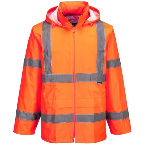 WORKWEAR, SAFETY & CORPORATE CLOTHING SPECIALISTS Hi-Vis Rain Jacket