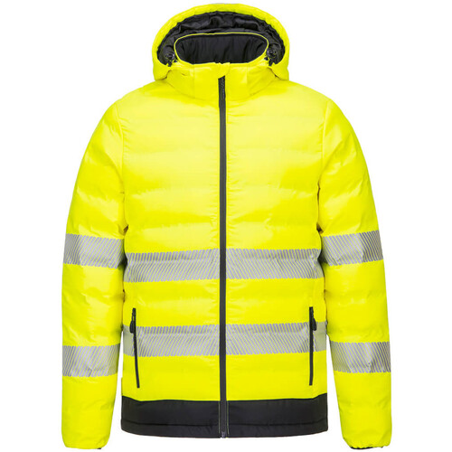 WORKWEAR, SAFETY & CORPORATE CLOTHING SPECIALISTS - Hi-Vis Ultrasonic Heated Tunnel Jacket