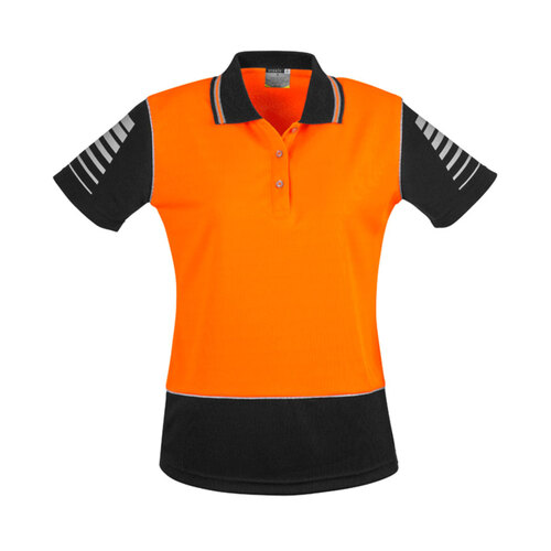 WORKWEAR, SAFETY & CORPORATE CLOTHING SPECIALISTS Womens Hi Vis Zone Polo