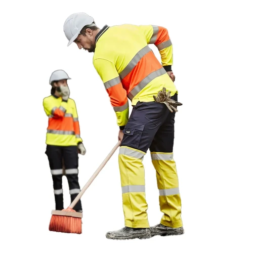 WORKWEAR, SAFETY & CORPORATE CLOTHING SPECIALISTS Mens Bio Motion Hi Vis Taped Pant