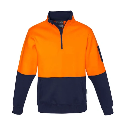 WORKWEAR, SAFETY & CORPORATE CLOTHING SPECIALISTS Unisex Hi Vis 1/2 Zip Pullover