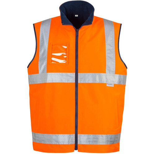 WORKWEAR, SAFETY & CORPORATE CLOTHING SPECIALISTS Mens Hi Vis Waterproof Lightweight Vest