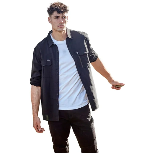 WORKWEAR, SAFETY & CORPORATE CLOTHING SPECIALISTS - Mens Outdoor L/S Shirt