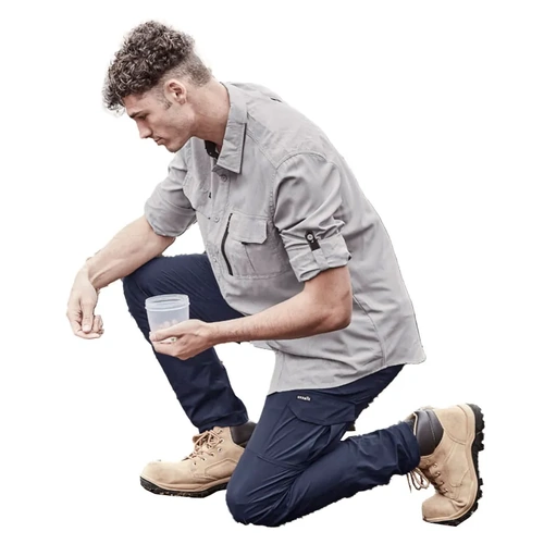 WORKWEAR, SAFETY & CORPORATE CLOTHING SPECIALISTS Mens Outdoor L/S Shirt