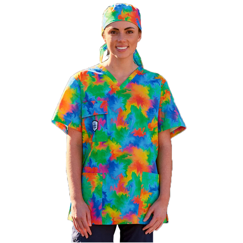 WORKWEAR, SAFETY & CORPORATE CLOTHING SPECIALISTS - Trademutt Scrubs - Rainbow Road