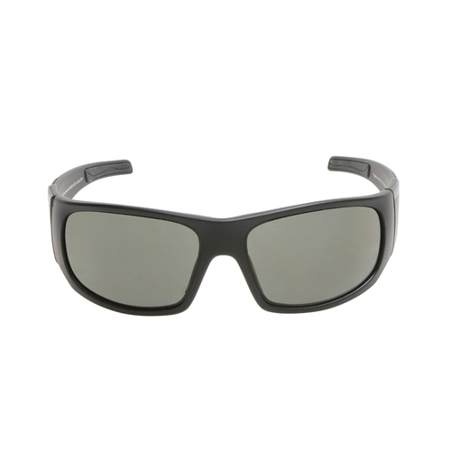 WORKWEAR, SAFETY & CORPORATE CLOTHING SPECIALISTS Ugly Fish - Tradie polarised safety glasses - Matt Black frame/smoke lens