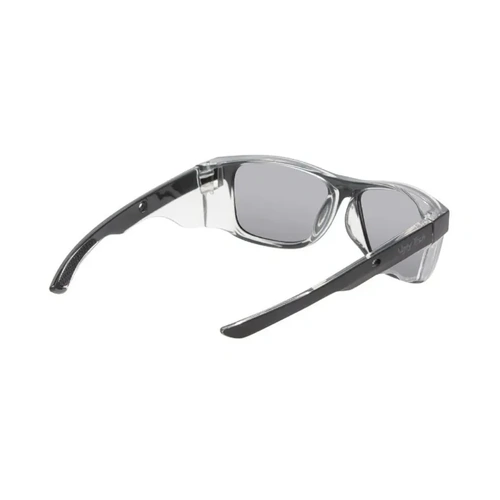 WORKWEAR, SAFETY & CORPORATE CLOTHING SPECIALISTS - SPARKIE RSP545X MBL.SM - Matt Black Frame, Smoke Polarized Lens - Safety Polarized