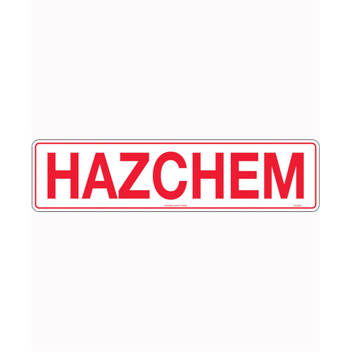 WORKWEAR, SAFETY & CORPORATE CLOTHING SPECIALISTS - 600x150mm - Metal - Hazchem