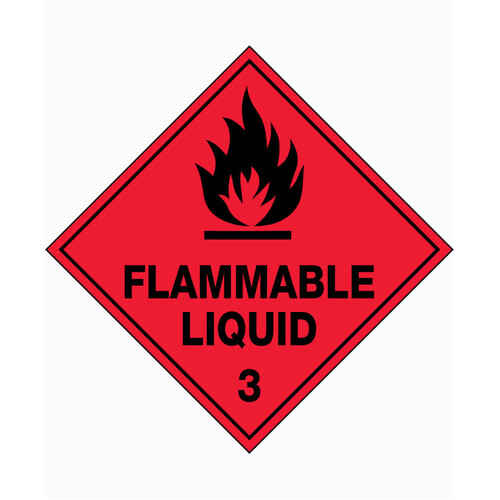 WORKWEAR, SAFETY & CORPORATE CLOTHING SPECIALISTS - 270x270mm - Metal - Flammable Liquid 3