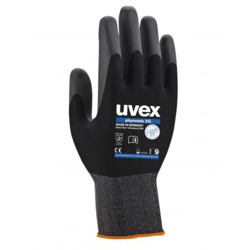 WORKWEAR, SAFETY & CORPORATE CLOTHING SPECIALISTS - uvex phynomic XG glove aqua-poly palm coat - sz 7