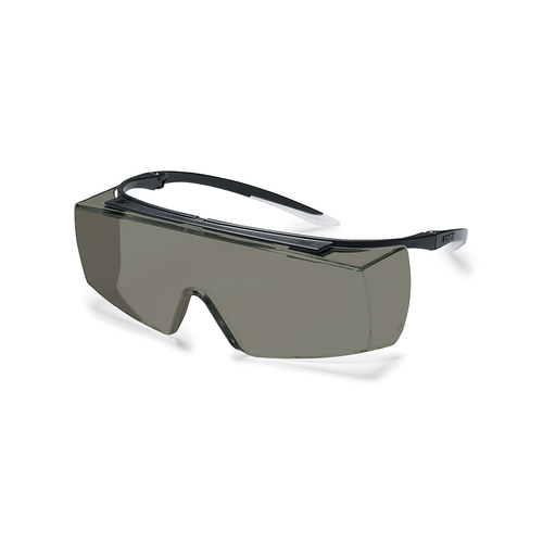 WORKWEAR, SAFETY & CORPORATE CLOTHING SPECIALISTS - uvex super OTG, Black frame, Grey sv sapphire lens