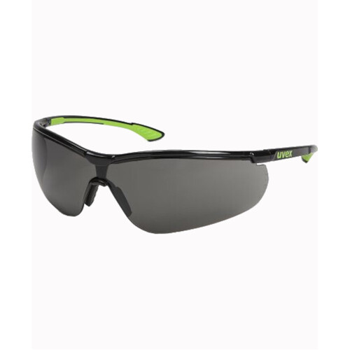 WORKWEAR, SAFETY & CORPORATE CLOTHING SPECIALISTS - sportstyle black/green, Grey 14% THS lens